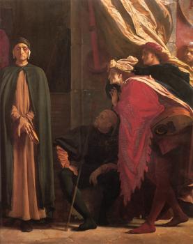 Lord Frederick Leighton : Dante in Exile, Detail Right